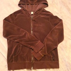 Old navy velour brown jacket